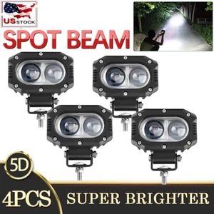 4pcs 4'' Pods LED Work Light SPOT Lights For Truck Off Road Tractor 12V 24V - Picture 1 of 8