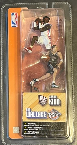 Jason Kidd Nets Ben Wallace Pistons McFarlane NBA 3" 2 Pk Factory Sealed NEW Cover