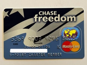 Chase Freedom Credit Card▪️Chase Manhattan Bank USA▪️Expired in 2006 - Picture 1 of 2
