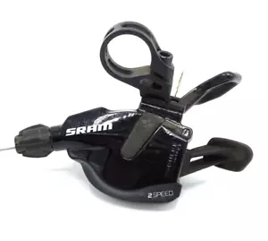 SRAM 2 Speed LH Shifter + Cable MTB Hybrid Flat Bar Bike Black NOS GN-105-E10 - Picture 1 of 5