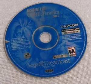 Resident Evil CODE: Veronica Disc 2 (Sega Dreamcast, 2000) Disc Only - Picture 1 of 2