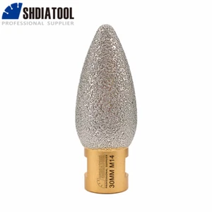Diamond Grinding Bit Milling Finger Bit M14 Anlge Grinder Carving Marble Granite - Picture 1 of 6