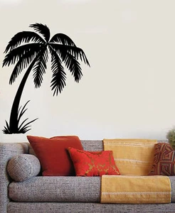 Wall Vinyl Decal Sticker Tropics Tree Beach Palm Home Decor (n1261) - Bild 1 von 3