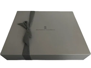 Authentic Brunello CUCINELLI Empty Gift box 17.25” x 14” x 3.25” Large Grey - Picture 1 of 8