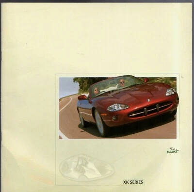 Jaguar XK Series 1998-99 Folheto de Vendas no Mercado do Reino Unido XK8 XKR Coupe Conversível - Imagem 1 de 2