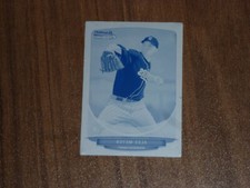 ALEX MEYER 1/1 BASEBALL CARD PRINTING PLATE 2013 BOWMAN CHROME MINI TWINS