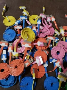 50 1 Meter USB Data sync and Charging Cabel Lead For iPhone 4 4s - Picture 1 of 2