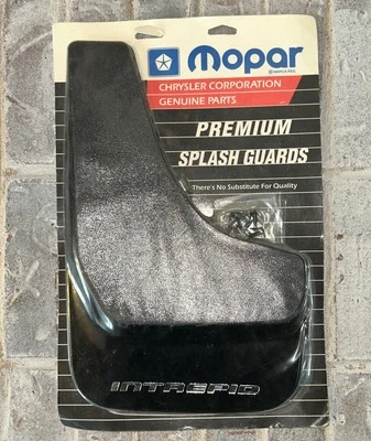 NEW Splash Mud Guards OEM For Dodge Intrepid 82203654 Silver Lettering - Image 1 of 4