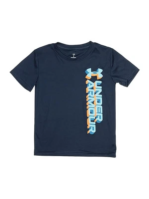 Under Armour Girls Blue Short Sleeve T-Shirt 6 - Image 1 of 2