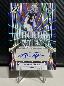 2024 Panini Zenith George Teague High Point Signatures Radios/25🔥Vaqueros - Imagen 1 de 2