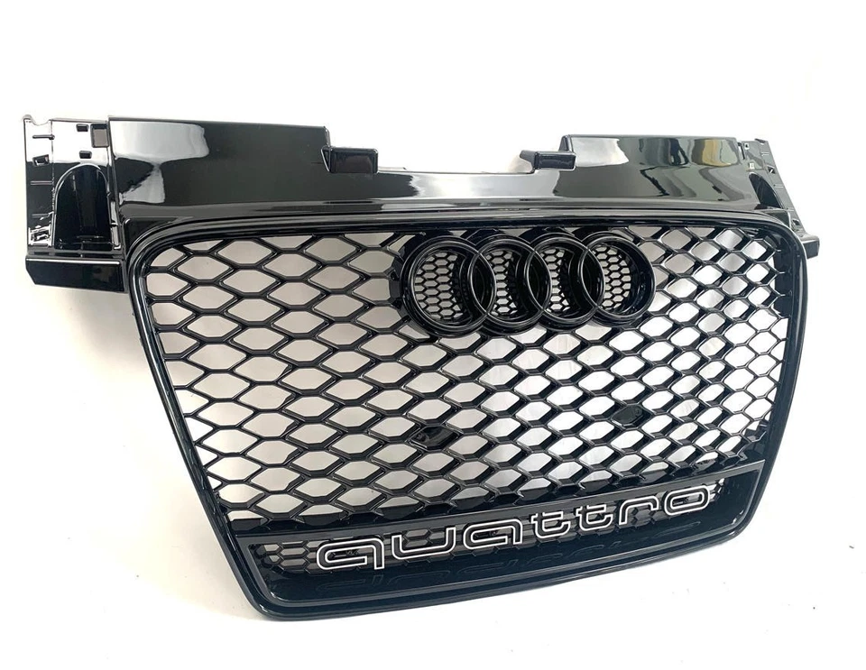 For AUDI TT 8J TTRS 2008-2014 style Front bumper Grille  black Mesh Grill - Image 1 of 2