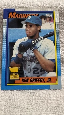 1990 Ken Griffey Jr #336 Topps All Star дебютант как новое состояние ошибка идеальные углы - Изображение 1 из 4