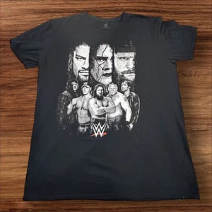 WWE Wrestling T-Shirt Roman Reigns Sting Cena Large Herren Schwarz Grafik Tee - Bild 1 von 6