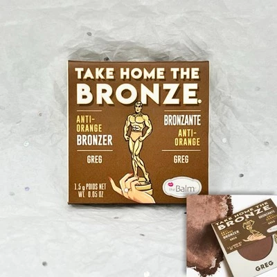 theBalm Take Home The Bronze Anti-Orange Bronzer GREG .05oz/1.5ml Travel Size - Image 1 of 4