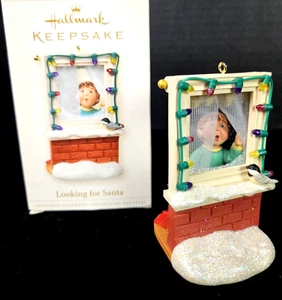 Hallmark ANDENKEN Weihnachtsschmuck ~ Auf der Suche nach dem Weihnachtsmann ~ Neu offene Verpackung - Bild 1 von 10