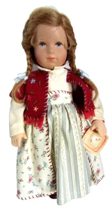 Muñeca Kathe Kruse TABEA 2005 11" niña, difícil de encontrar sin usar, en caja - Imagen 1 de 12