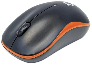 Manhattan Success Wireless Mouse, Black/Orange, 1000dpi, 2.4Ghz (up to 10m), ... - Picture 1 of 1