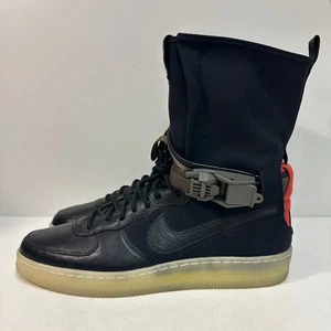 EINMAL GETRAGEN Nike x Acronym Air Force 1 Downtown Stiefel Cinch Black Crimson 9,5 - Bild 1 von 11
