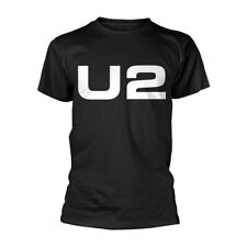 U2 - WHITE LOGO BLACK (ROCKER) T-Shirt Small