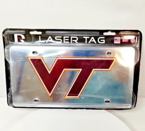 Virginia Tech LASERTAG robust Acryl Spiegel Lizenzschild neu im Karton - Bild 1 von 4