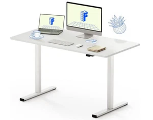 FlexiSpot Whole-Piece Electric Height Adjustable Standing Desk Home Office Desk - Picture 1 of 4