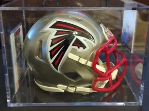 FRANK DARBY Signed Atlanta Falcons Flash Alternate Speed Mini Helmet (JSA COA) - Picture 1 of 9