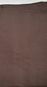 Vintage 2.7m long x 112cms wide Brown Poplin Material - Picture 1 of 1