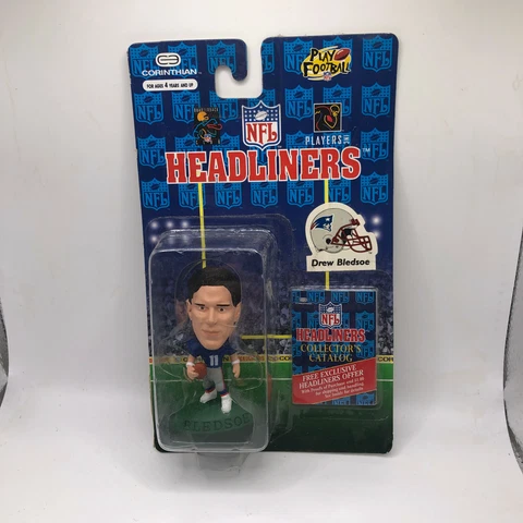 1996 Corinthian NFL Headliners Drew Bledsoe #11 New England Patriots CHRISTMAS Cover