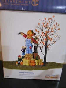 DEPARTMENT 56 HALLOWEEN BUILDING THE SCARECROW SNOW VILLAGE #56.55203 - Picture 1 of 8