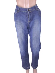 Conbipel Pantalone Jeans Da Donna Taglia 46 W32 ExtraLarge Denim Blu Affusolato - Picture 1 of 12