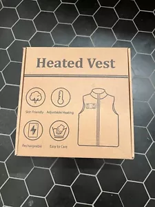 BNIB Heated Vest Mens L Black - Picture 1 of 8