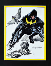 NIGHTWING CONCEPT PRINT PROFESSIONALLY MATTED Alex Ross art Batman