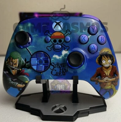 One Piece - Luffy And Zoro - RGB LED - Custom Wireless Controller For Xbox Or PC - Image 1 of 4