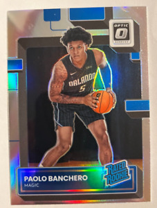 2022-23 Panini Optic Rated Rookie Card Silver Holo #221 Paolo Banchero RC READ*