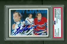 Guy Lafleur 1991-92 Score Canadian Bilingual Card #293 PSA/DNA Encased Autograph
