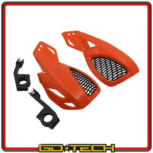 PARAMANI MOTO CROSS ENDURO MOTARD SCOOTER UNIVERSALI Arancioni MANUBRIO 22 mm - Picture 1 of 3