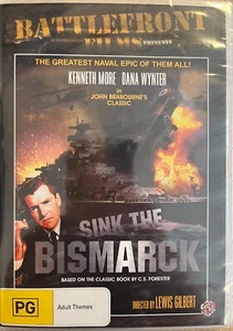 SINK THE BISMARCK DVD 1960 Kenneth More Dana Wynter Lewis Gilbert BRAND NEW! - Picture 1 of 2