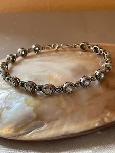 Elegantes Silberarmband / Tennisarmband 925 Silber m. Zirkonia, 19 cm, sehr edel - Bild 1 von 8