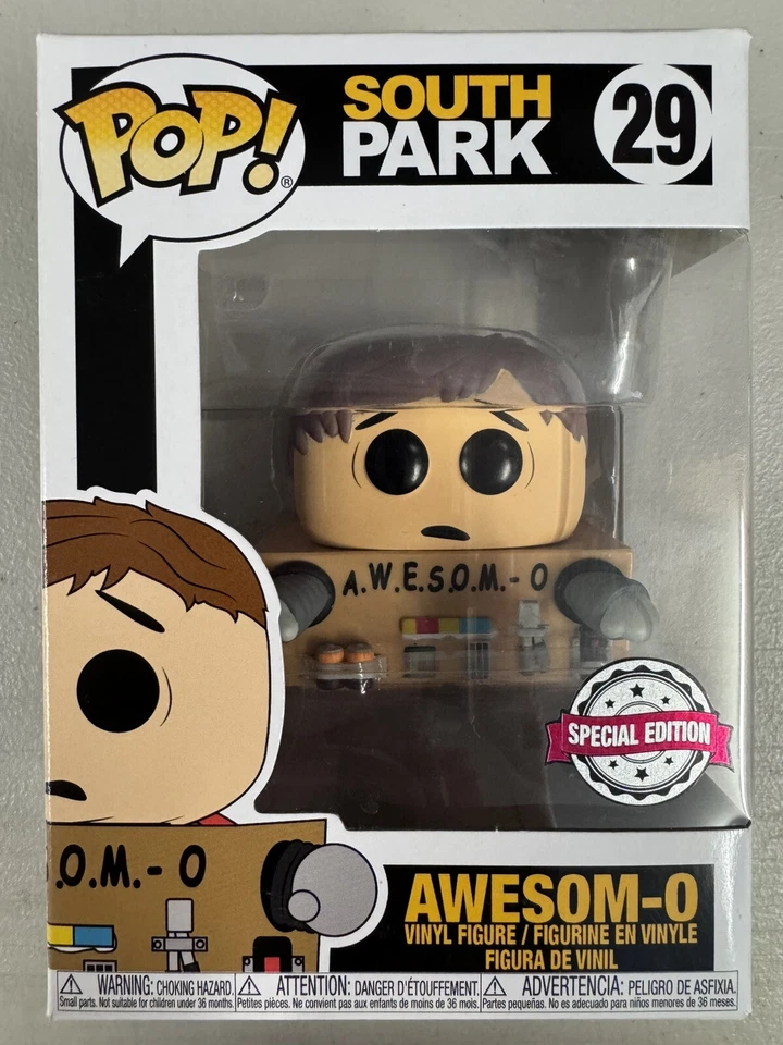 Awesom-O (Desenmascarado) 29 ~ South Park ~ Vinilo Funko Pop + PROTECTOR POP GRATIS Foto 1 de 4