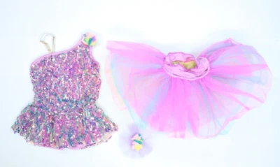 Galería de disfraces sueño caprichoso dos en uno personalizado brillo tutú baile INT Foto 1 de 4