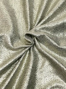 Polyester Sweater Knit None Stretch with Gold Lurex Foil Design - Picture 1 of 4