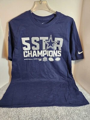 Nike Dallas Cowboys 5 Estrellas Campeones Camiseta Manga Corta Talla Grande L Azul NUEVO Foto 1 de 4