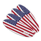 Vereinigte Staaten von Amerika USA Heimat Land Flagge Oval Nagelfeile Schmirgelbrett 4er-Pack