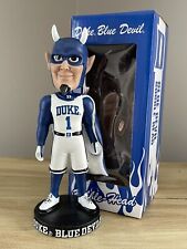 DUKE BLUE DEVILS "The Devil" Basketball Mascot Nodder Bobblehead NIB!