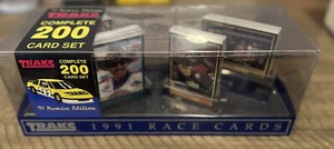 1991 Traks Racing Complete 200 Card Factory Sealed Set - Picture 1 of 2