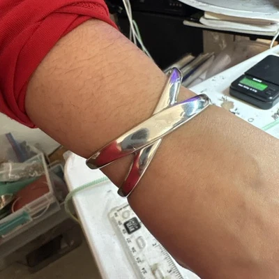 James Avery Sterling Silver Infinity Cuff Bracelet - Image 1 of 3