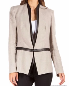 Helmut Lang Mixed Media Blazer jacket - Picture 1 of 12