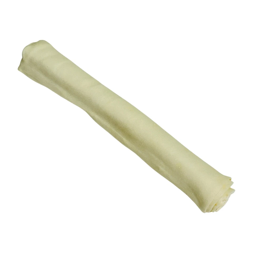 Rollo recuperador de cuero crudo natural para masticar golosinas naturales para perros de 9"-11" Foto 1 de 1