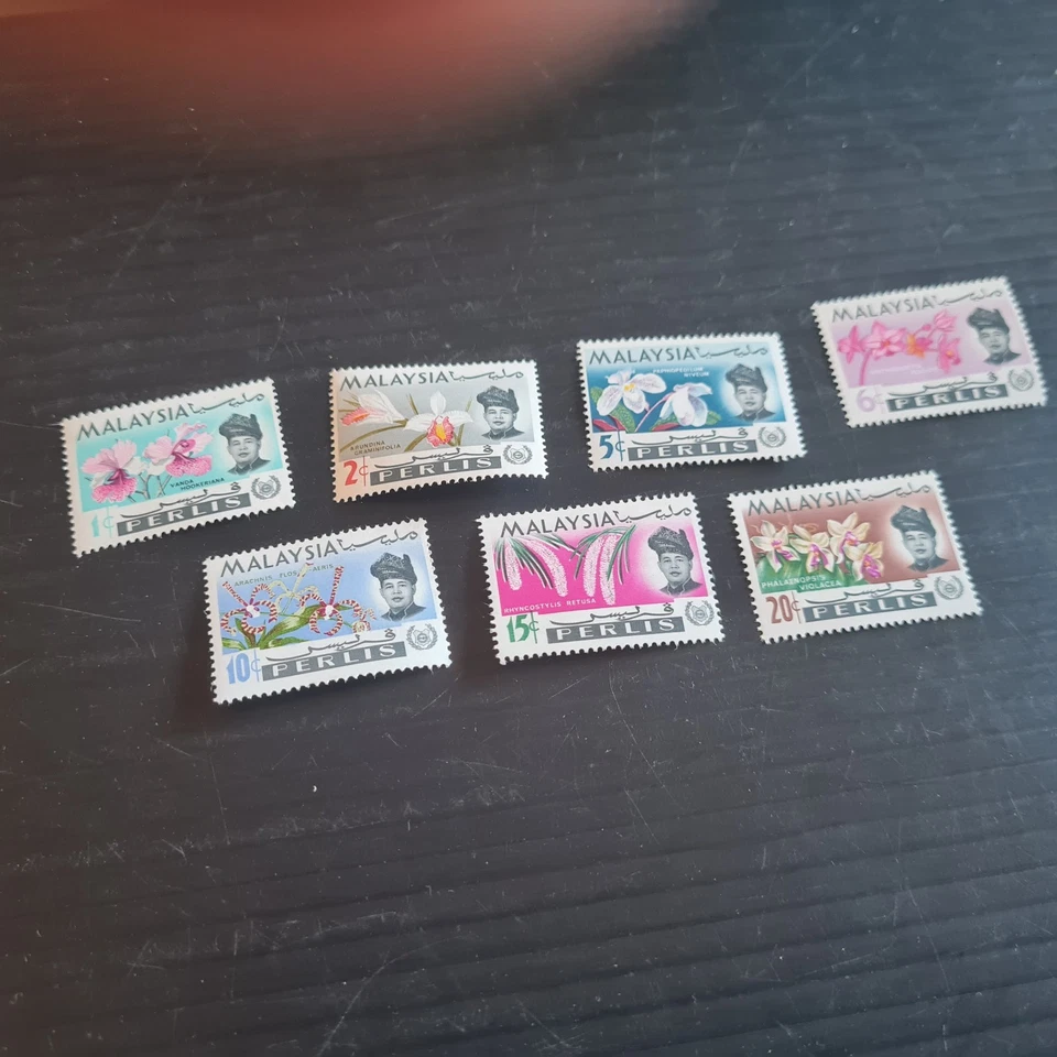 MALASIA/PERLIS 1965 SG 41-47 DEFINITIVOS MNH Foto 1 de 1