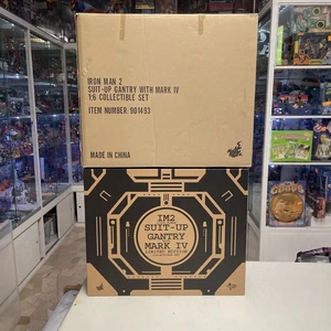 Hot Toys MMS160 - Marvel Iron Man 2 SUIT-UP GANTRY With MARK IV Set - 1/6 - Imagen 1 de 9